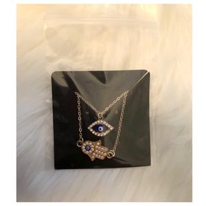 2pcs Evil Eye Necklaces